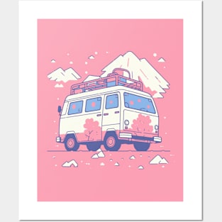 Van and RV camper cool design Posters and Art